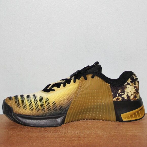 Nike Metcon 9 AMP Crossfit Training Shoes Mens 9.5 Black Bronzine - Picture 3 of 6